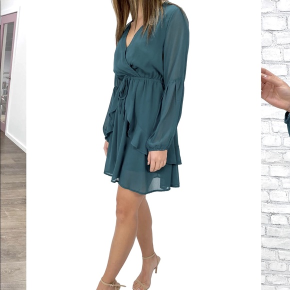 🔥 price drop - Dark Teal/Green dress, New without tags size 16 - Picture 2 of 10